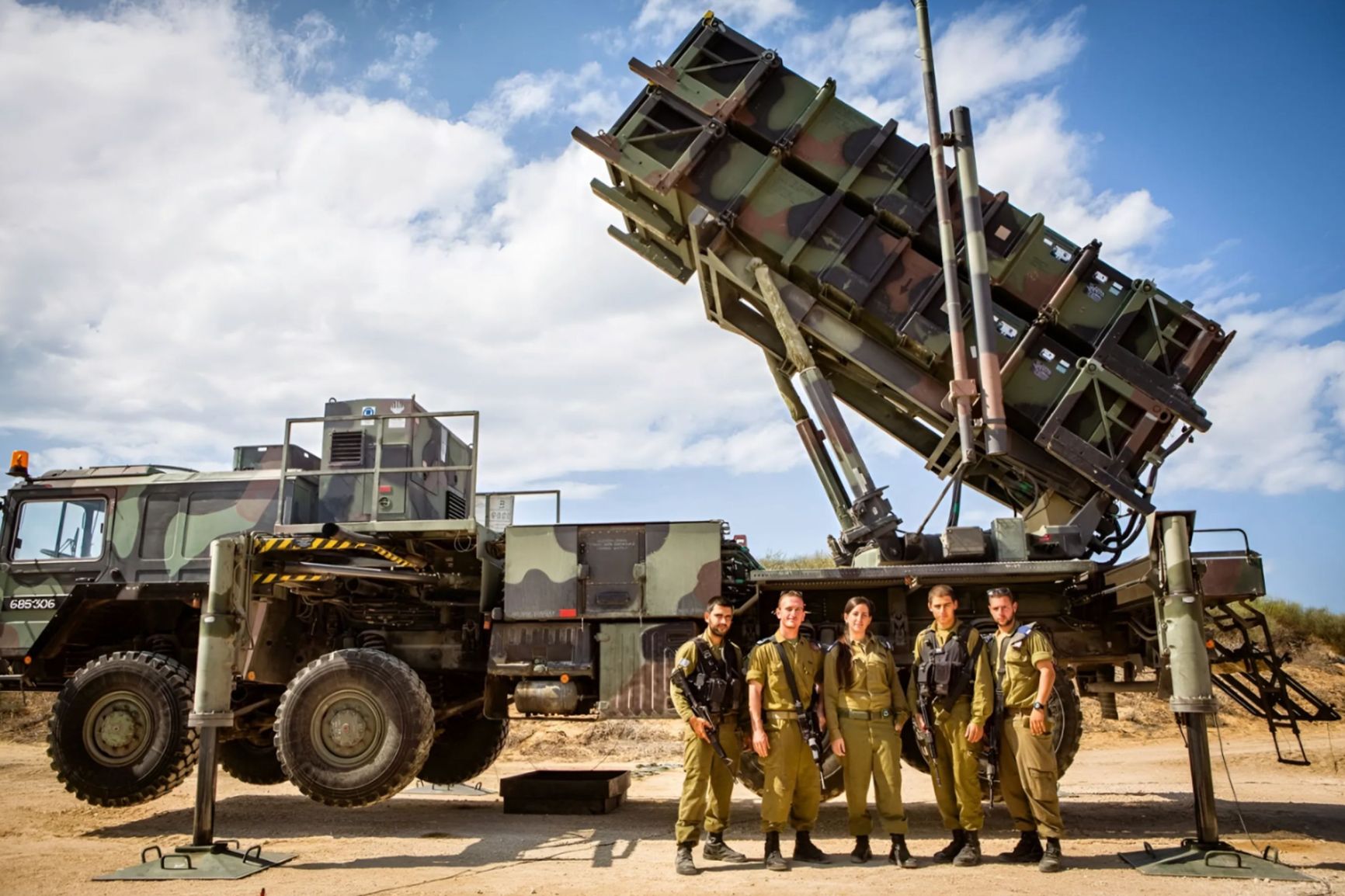 A launcher from the Patriot system in service with the IDF